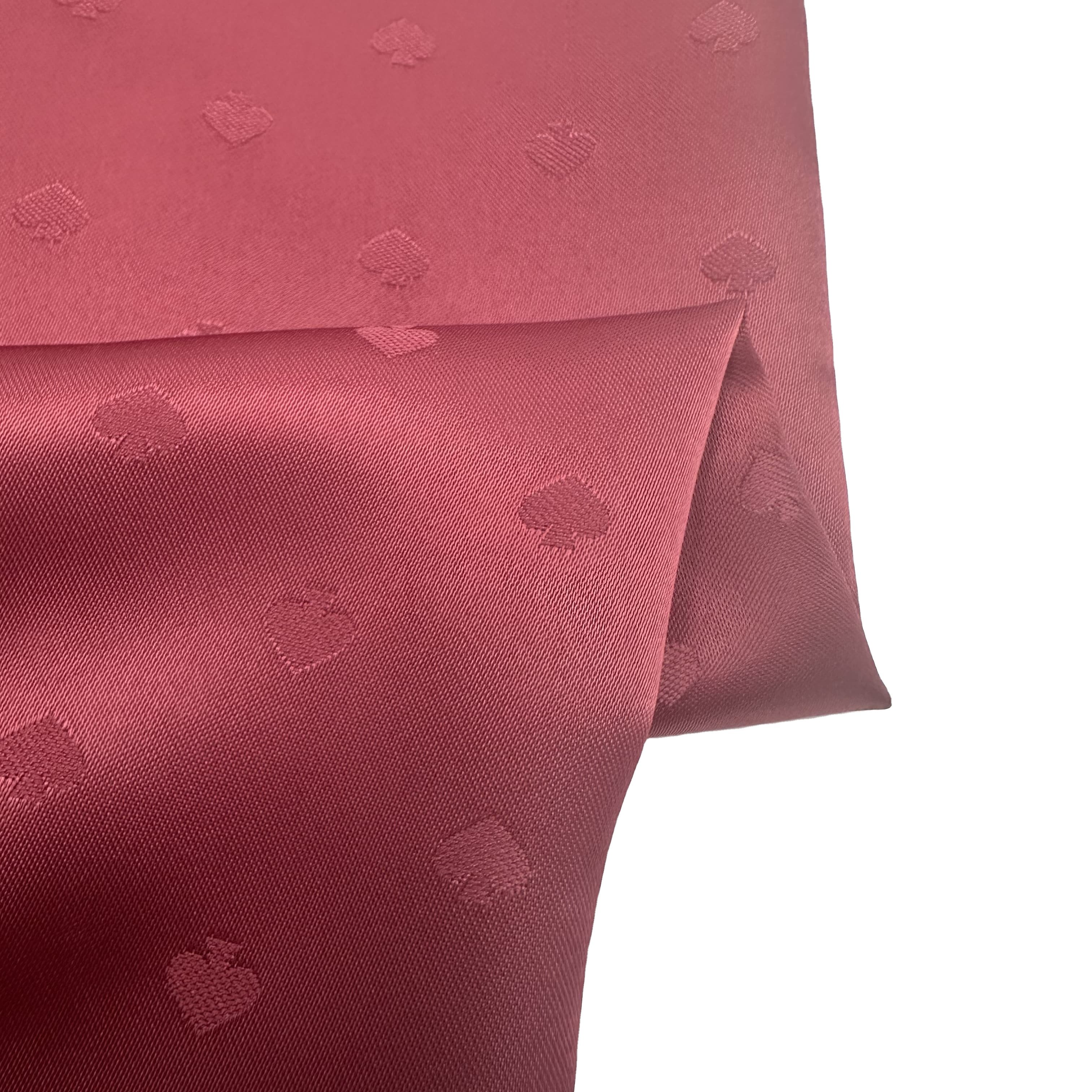100% Polyester Fabric 75D 107gsm Satin Dobby Lining Fabric Dot Patterns Jacquard Stretch Satin Fabric