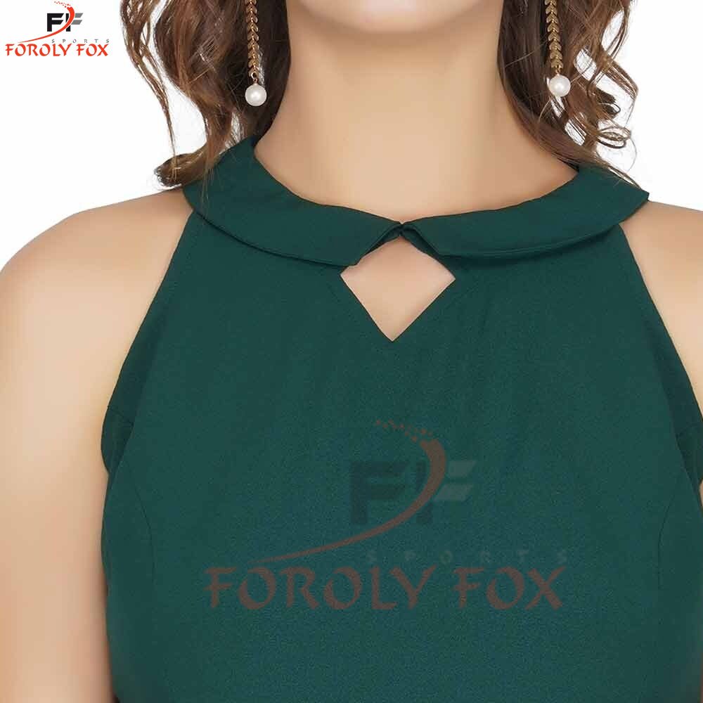 Women Most Fashionable Green Color Loose Fit Oversized Cropped T Shirt With O Neck Women Cropped T Shirt Women Cotton Crop Tops