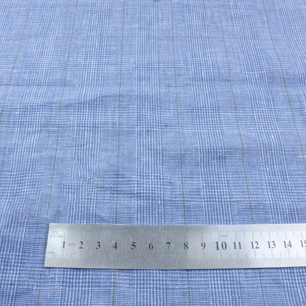 Super Quality Hot Sales Hemp Linen Blend Yarn Dyed Solid Plain Fabric European Flax
