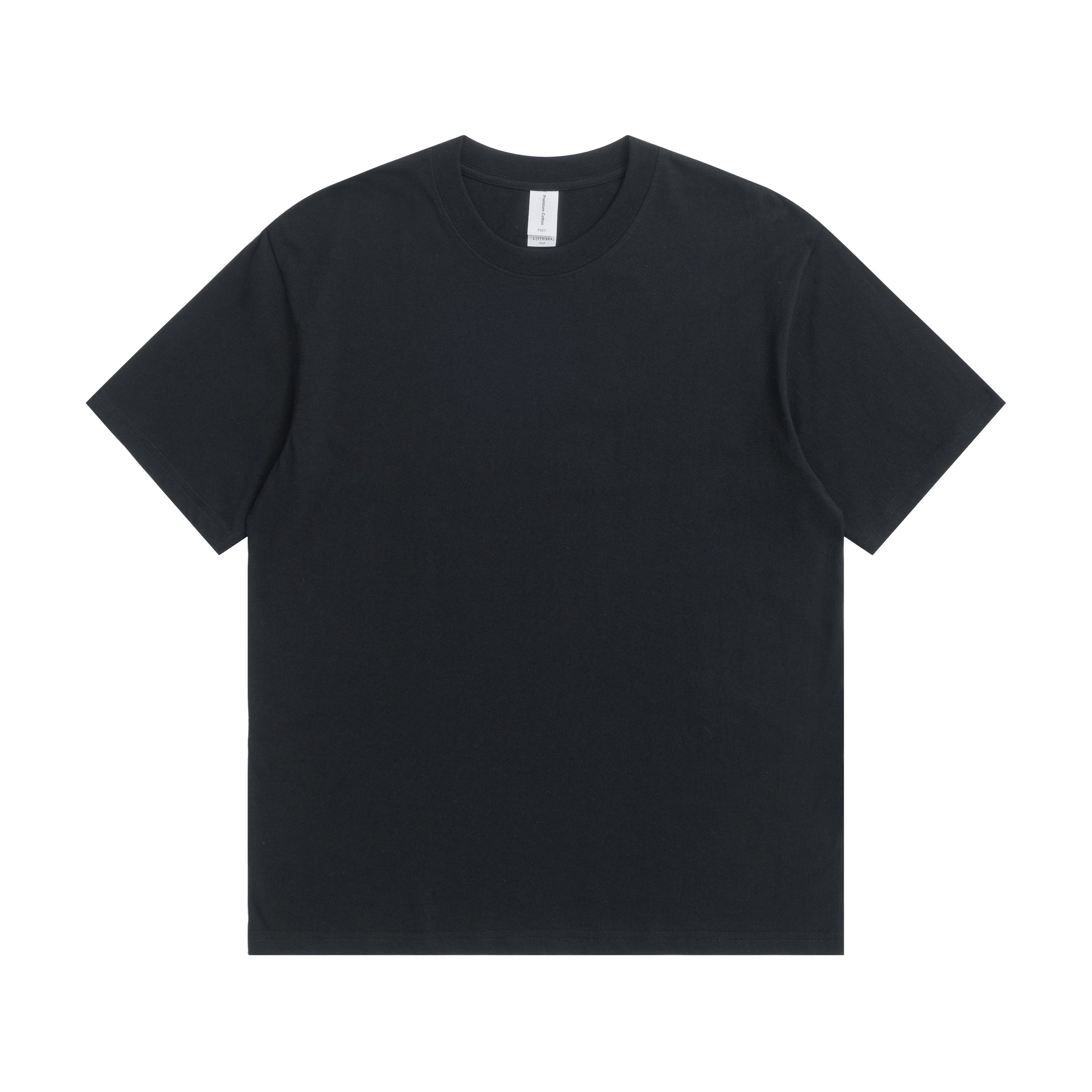 Unisex 180G T-Shirts 100% Cotton Polyester Soft Light O-Neck Fitted Knitted Woven Fabric with Embroidered Logo for Men Women