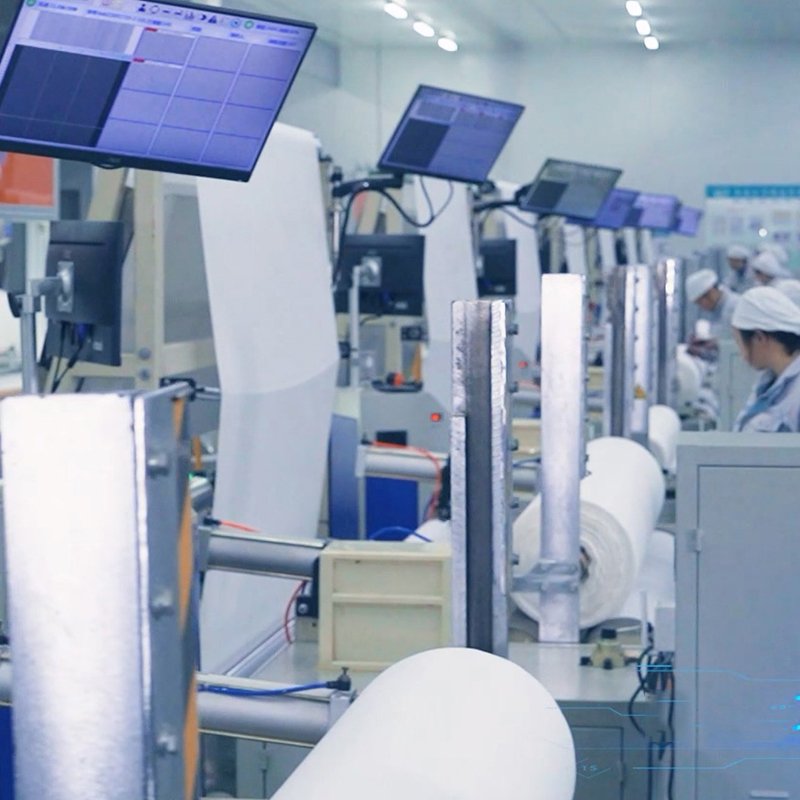The source factory can customize the material 30-220gsm spunlace nonwoven fabric with high water absorption