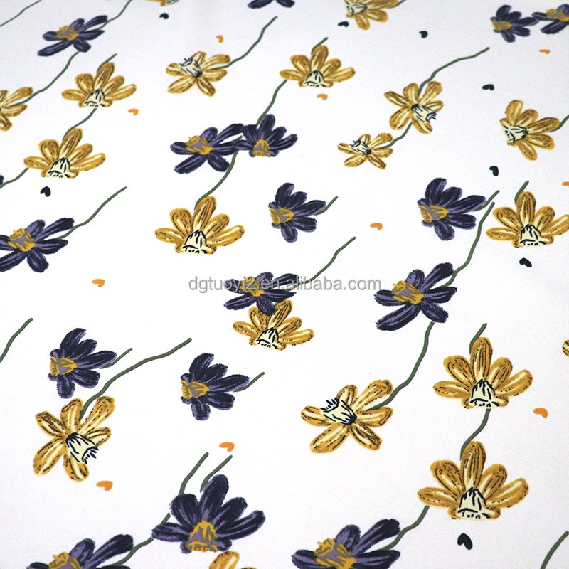 Soft Breathable Jersey Knitted Fabric Custom Bamboo Fiber Viscose PVA Spandex Blended Fabric