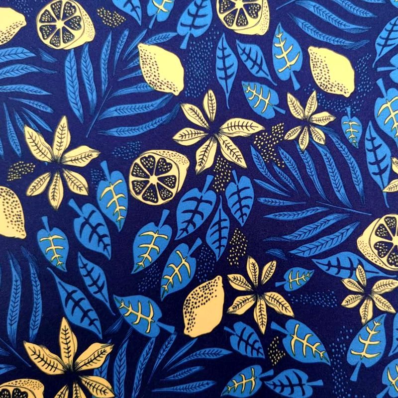 120gsm 75D*150D New Design Microfiber 100% Polyester Twill Woven Peach Skin Flower Print Fabric Patterns