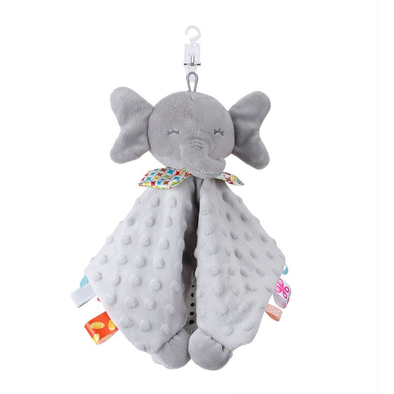 Multifunctional Bubble Super Soft Fabric Security Blanket With Animal For Baby