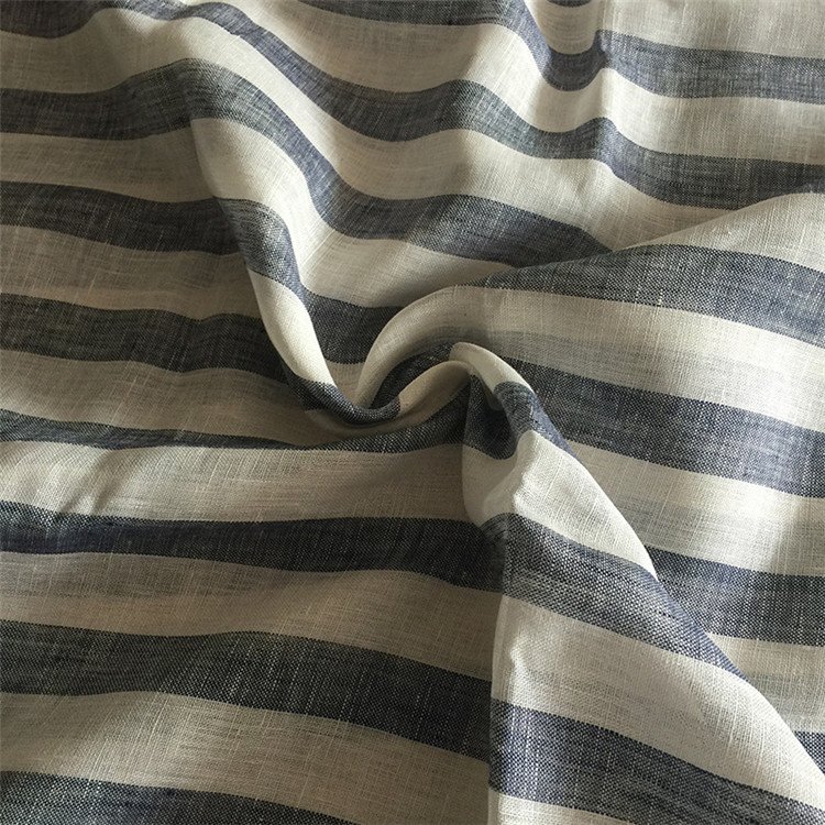 New fashion 27mm stripe flax fabric/linen fabric/fabric linen