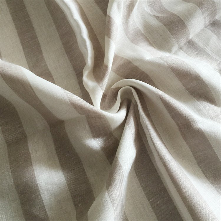 New fashion 27mm stripe flax fabric/linen fabric/fabric linen