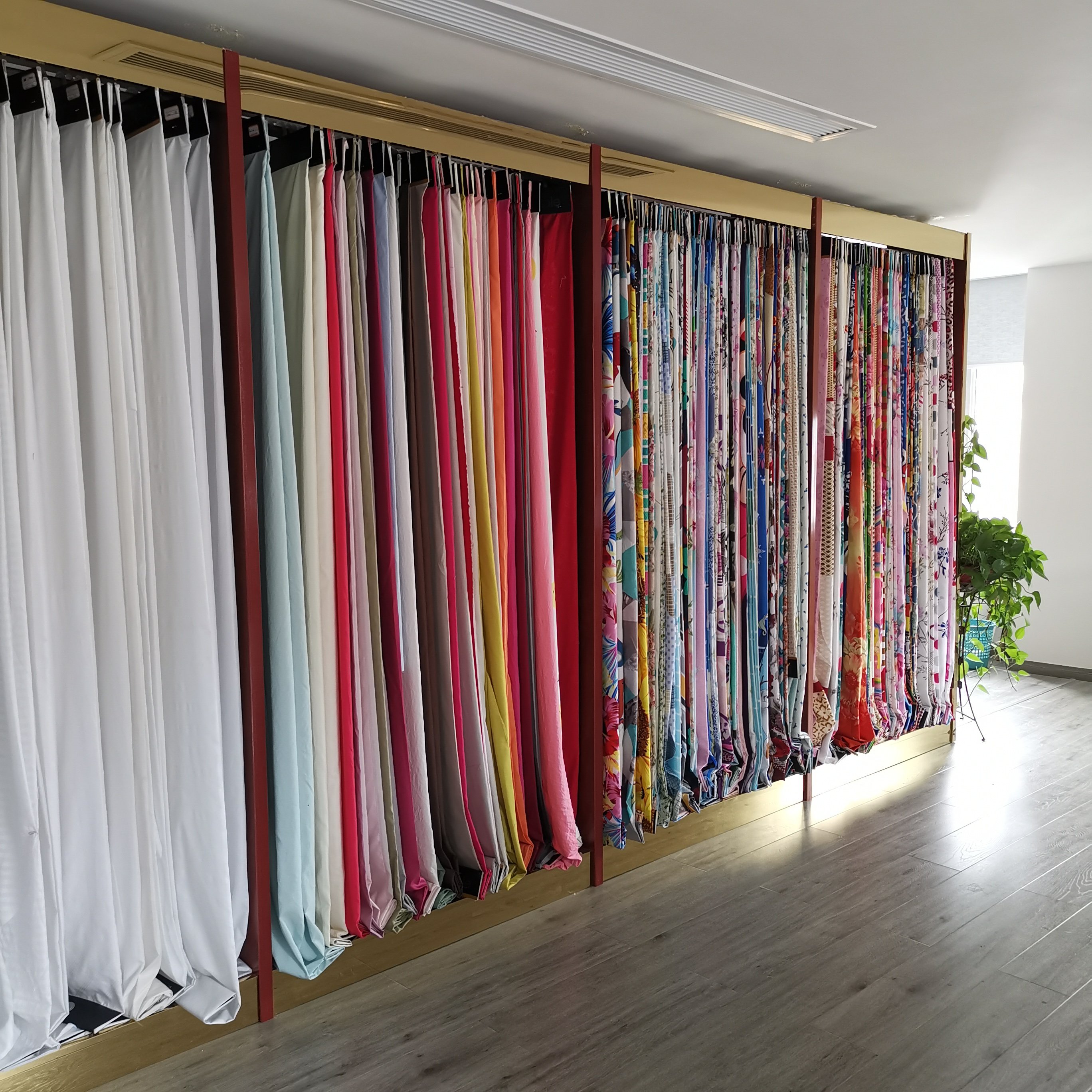 100% polyester fabric Breathable solid dyed Satin summer dress fabric