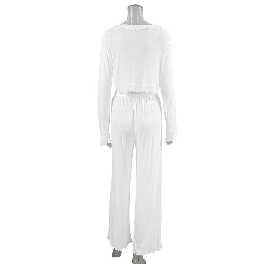 Factory wholesale custom design Modal fabric sleepwear fashion bamboo fiber fabric pajama cotton Long Sleeve Set ladies Pajama