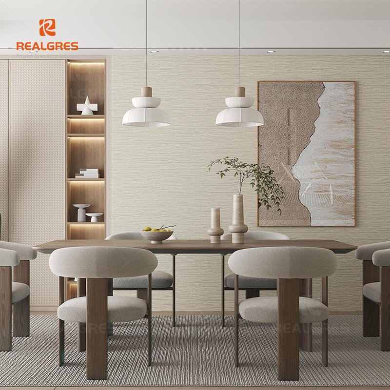 Waterproof Bamboo Fiber Fabric with Interlocking Installation PVC and Plywood for Office and Hotel Use WPC Board