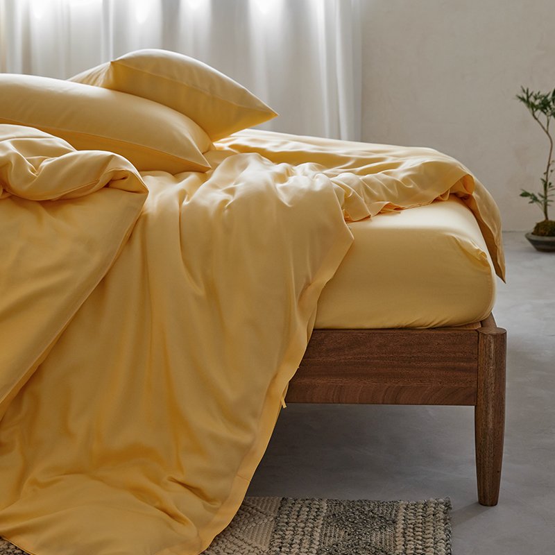 bamboo duvet cover bedding Antimicrobial comfortable 100% bamboo viscose fabric sheet set with silky feeling for bedroom