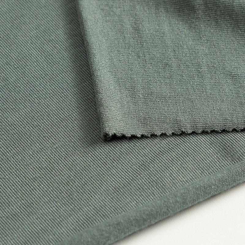 In stock soft jersey 95% bamboo 5% spandex fabrics for garment