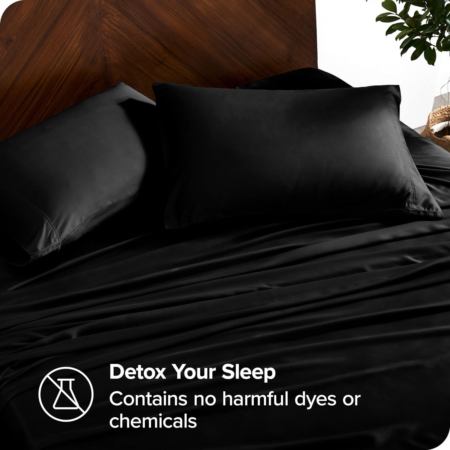Cloudland King Size Fitted Bamboo Bed Sheet Organic Bamboo Viscose Bed Sheets Set Bamboo Lyocell Sheet Set