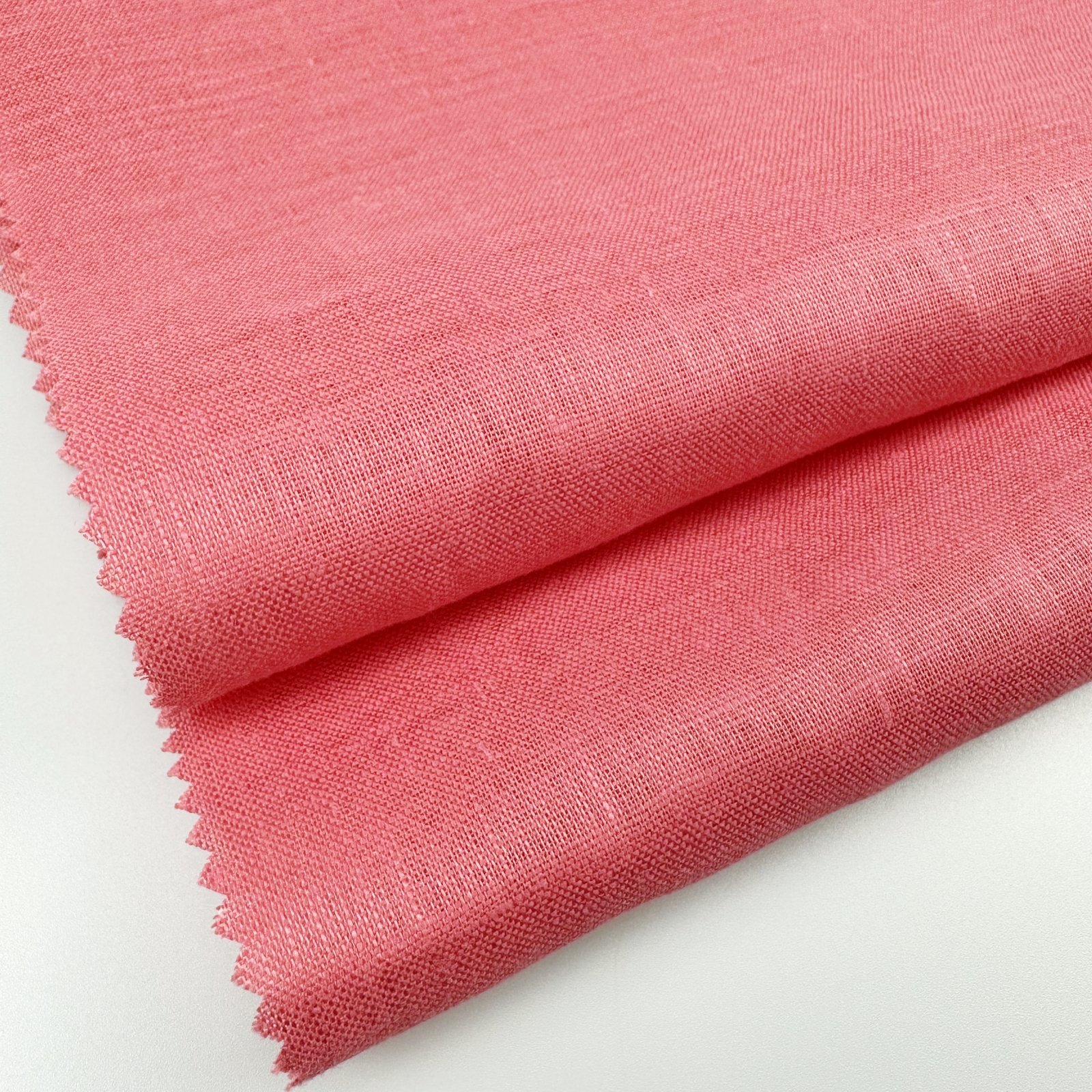 Good quality french medium weight plain dyed 21*21 100% linen fabric hemp fabric for clothing