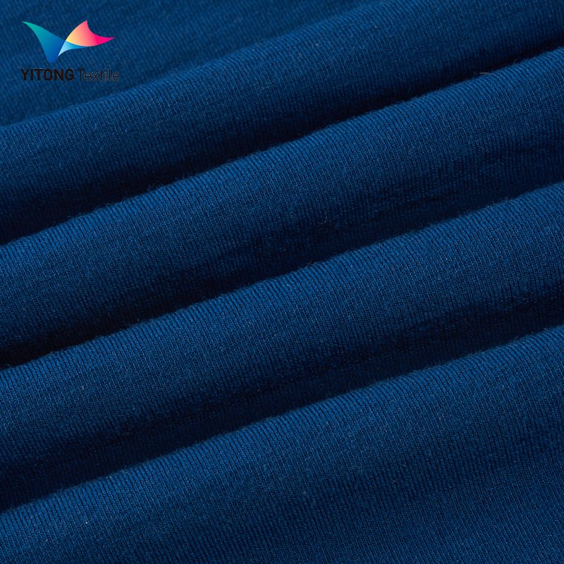 Factory Custom 270 gsm Wool Blend Knit Fabric 95.5% Wool/Bamboo fiber 4.5% Spandex Fabric for Clothing