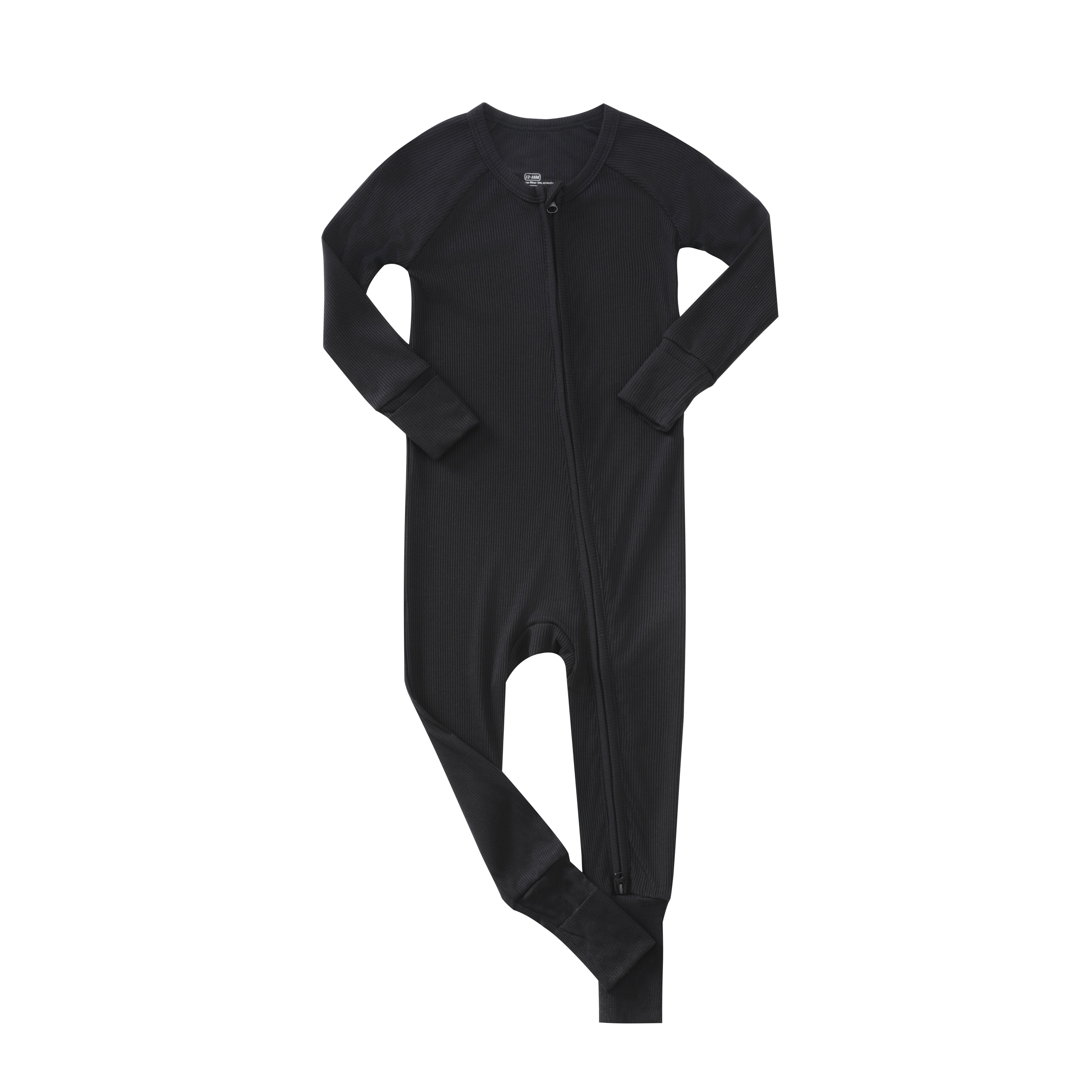 Bamboo Rib Knitted Unisex Baby Jumpsuit Pajamas With Zipper Newborn Sleepers Baby Boys and Girls Bodysuit Clothes Baby Rompers
