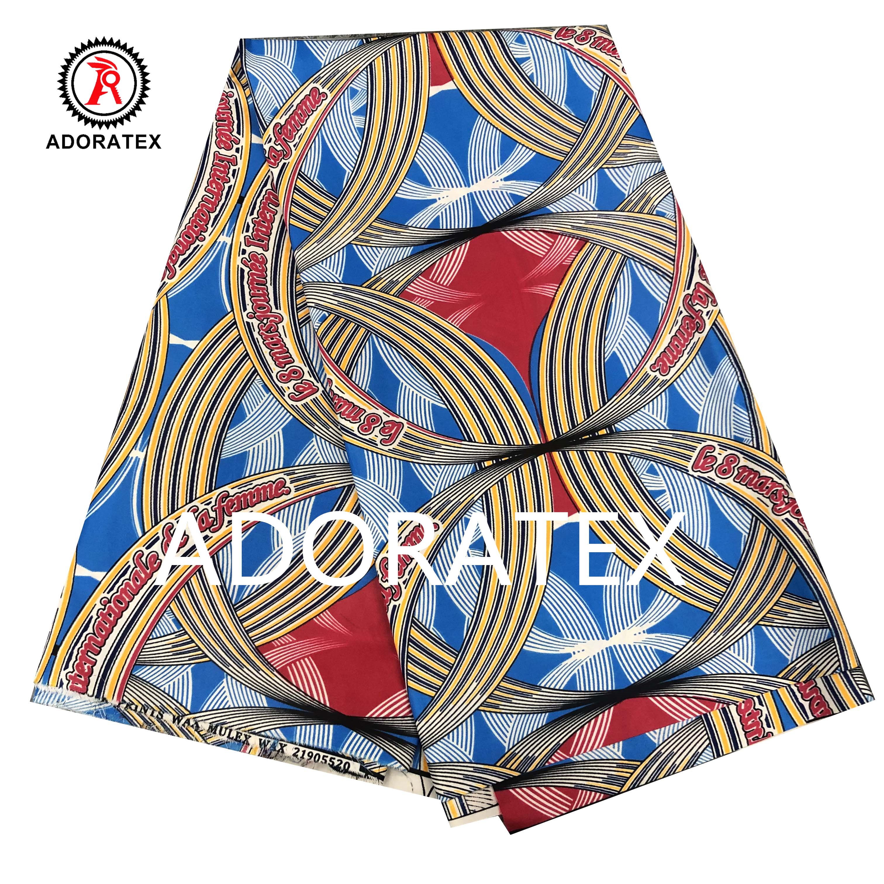 African new fashion wax printing fabric comfort 100% polyester fabric