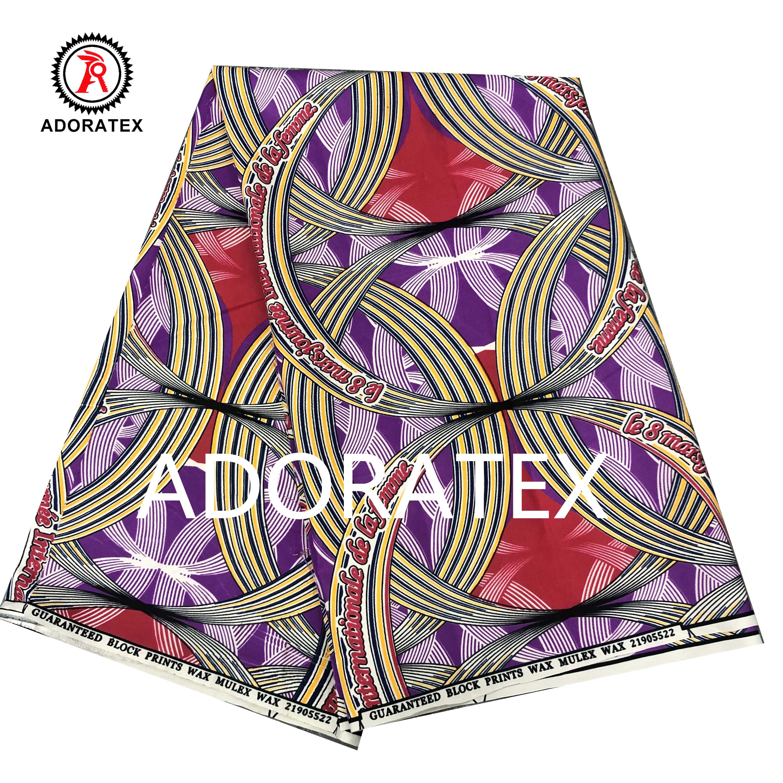 African new fashion wax printing fabric comfort 100% polyester fabric
