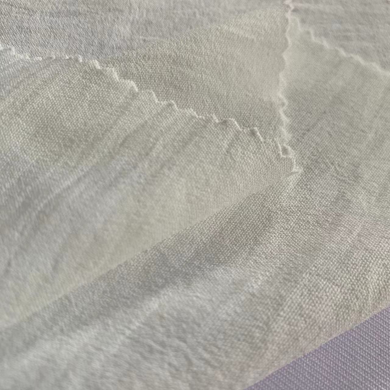 Smooth Soft crinkle 100% polyester CEY mechanical stretch woven fabric for women's wear