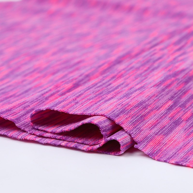Cheap Price 180gms Polyester Satin Color Single Sided Knitted Fabric For Garment