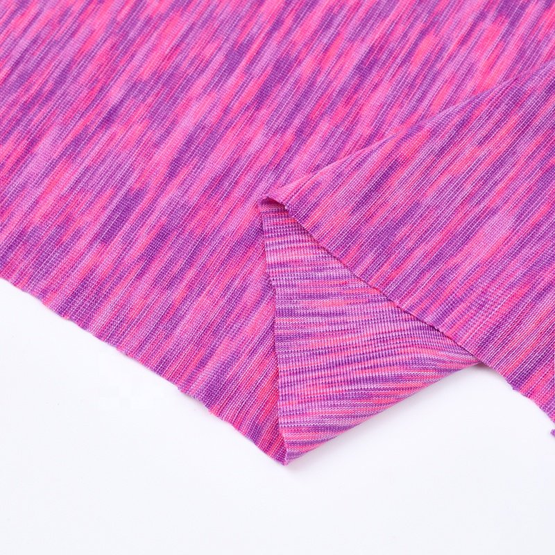 Cheap Price 180gms Polyester Satin Color Single Sided Knitted Fabric For Garment