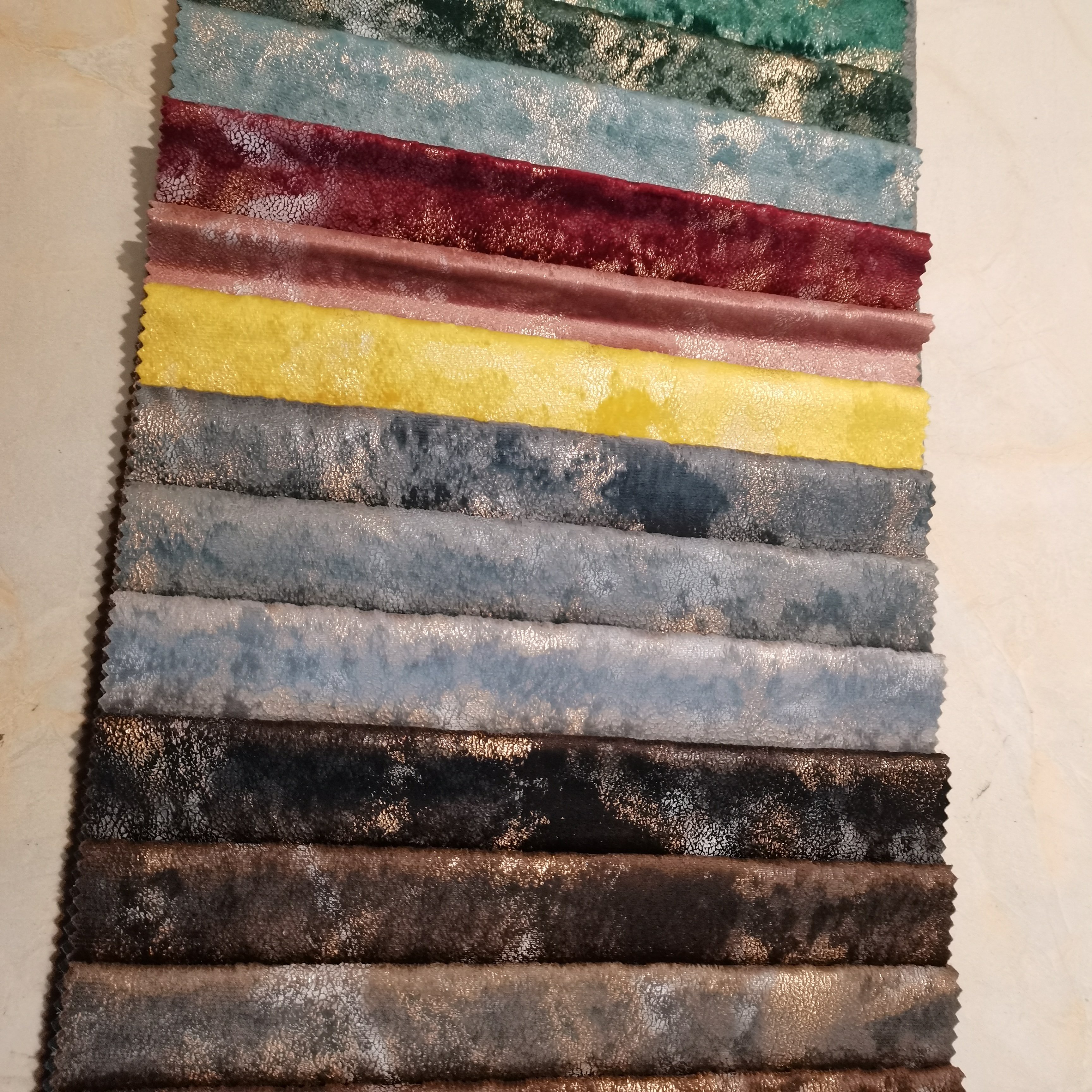 New design Holland velvet fabric for sofa 100% polyester fabric high quality