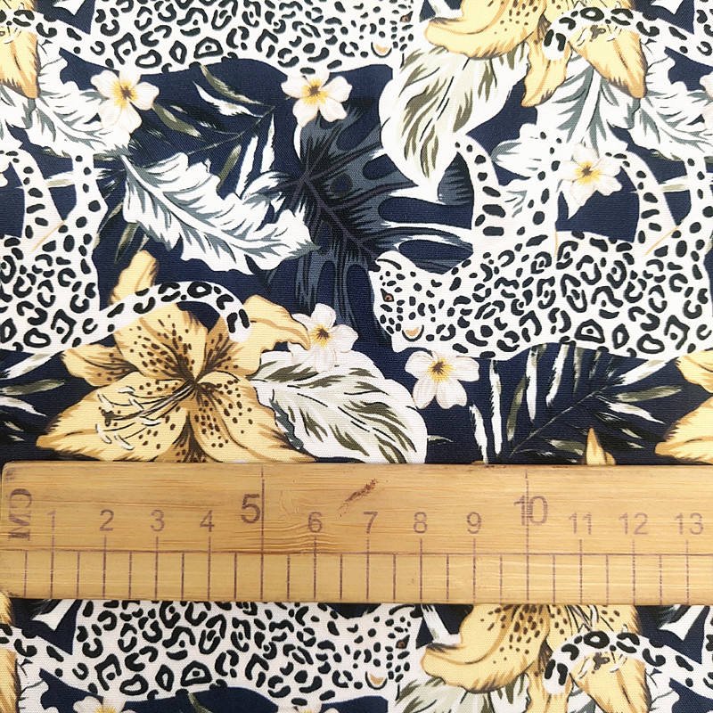 China 100% Pure Linen Pattern Fabric Gold Flower