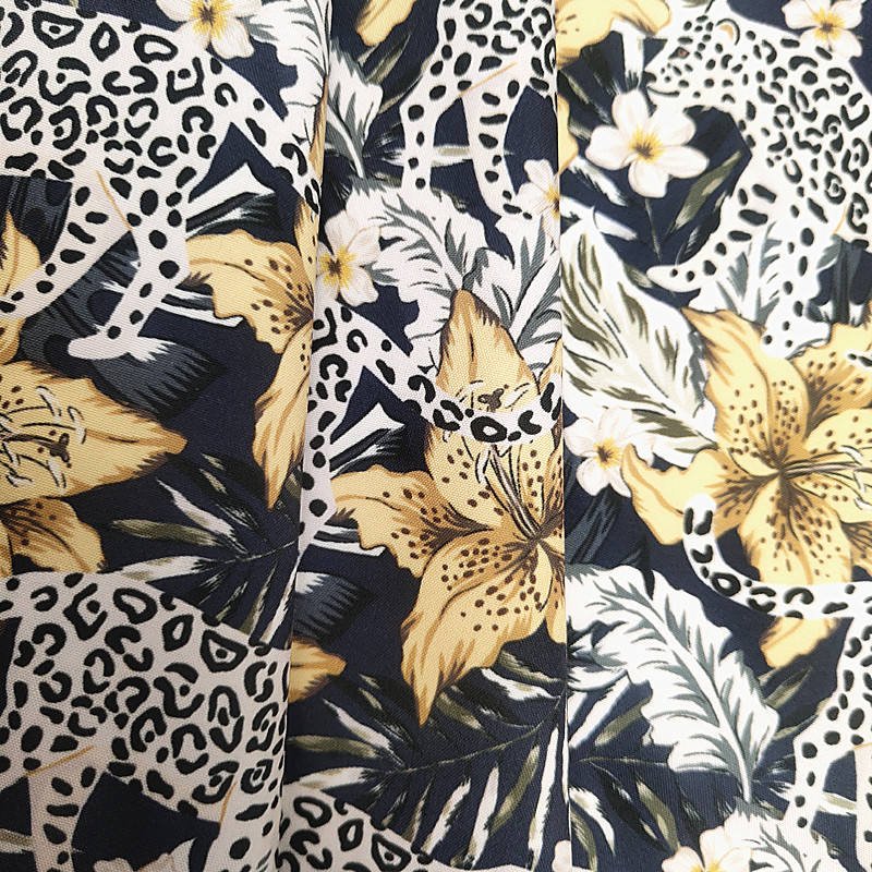 China 100% Pure Linen Pattern Fabric Gold Flower