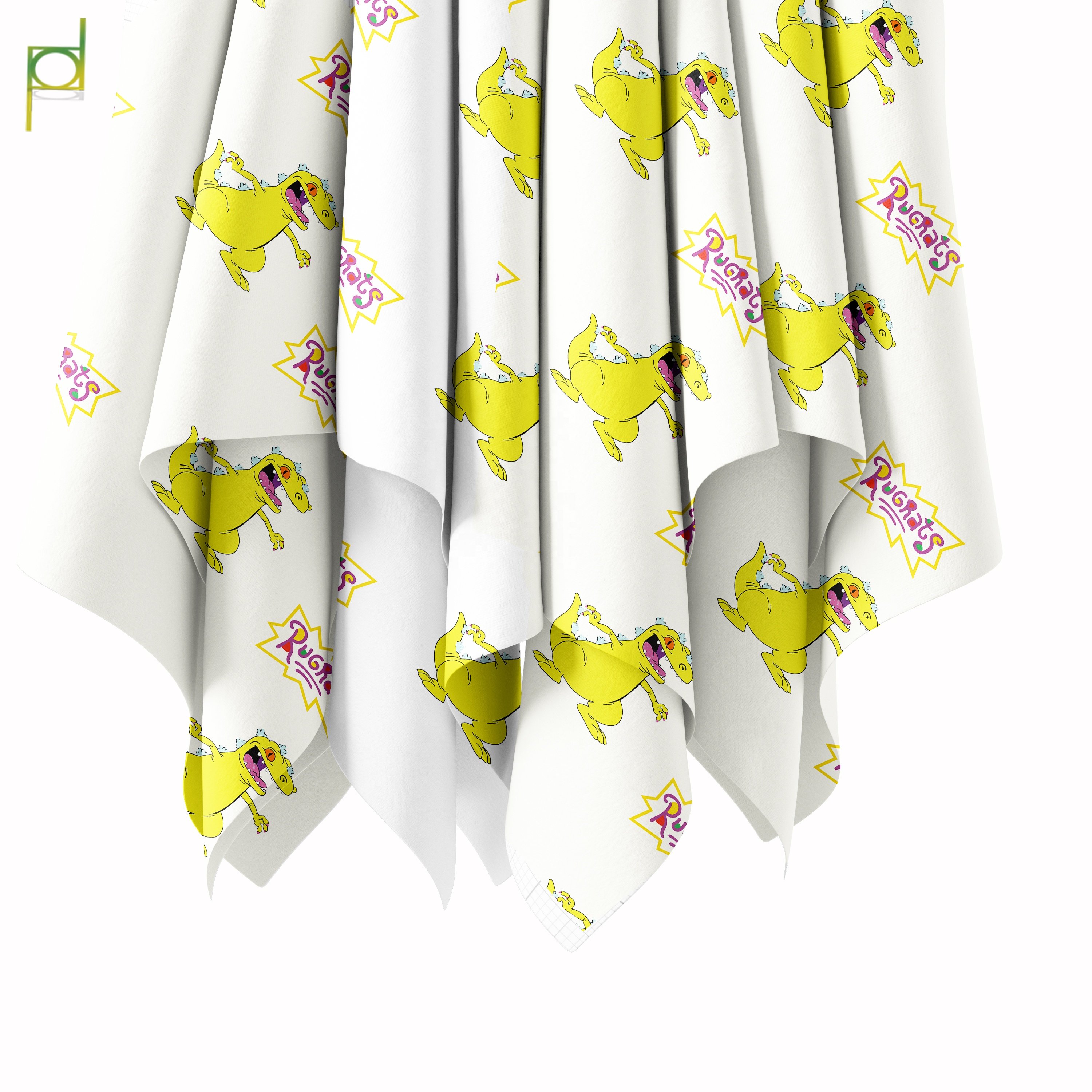 Fast Delivery 95 bamboo 5 spandex baby clothes fabric digital print fabric