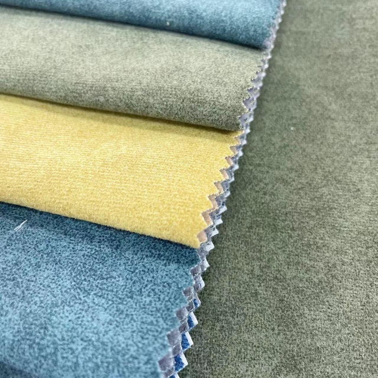 Printed Holland Velvet Upholstery Fabric Custom Colors Available Eco-Friendly Polyester Fabric