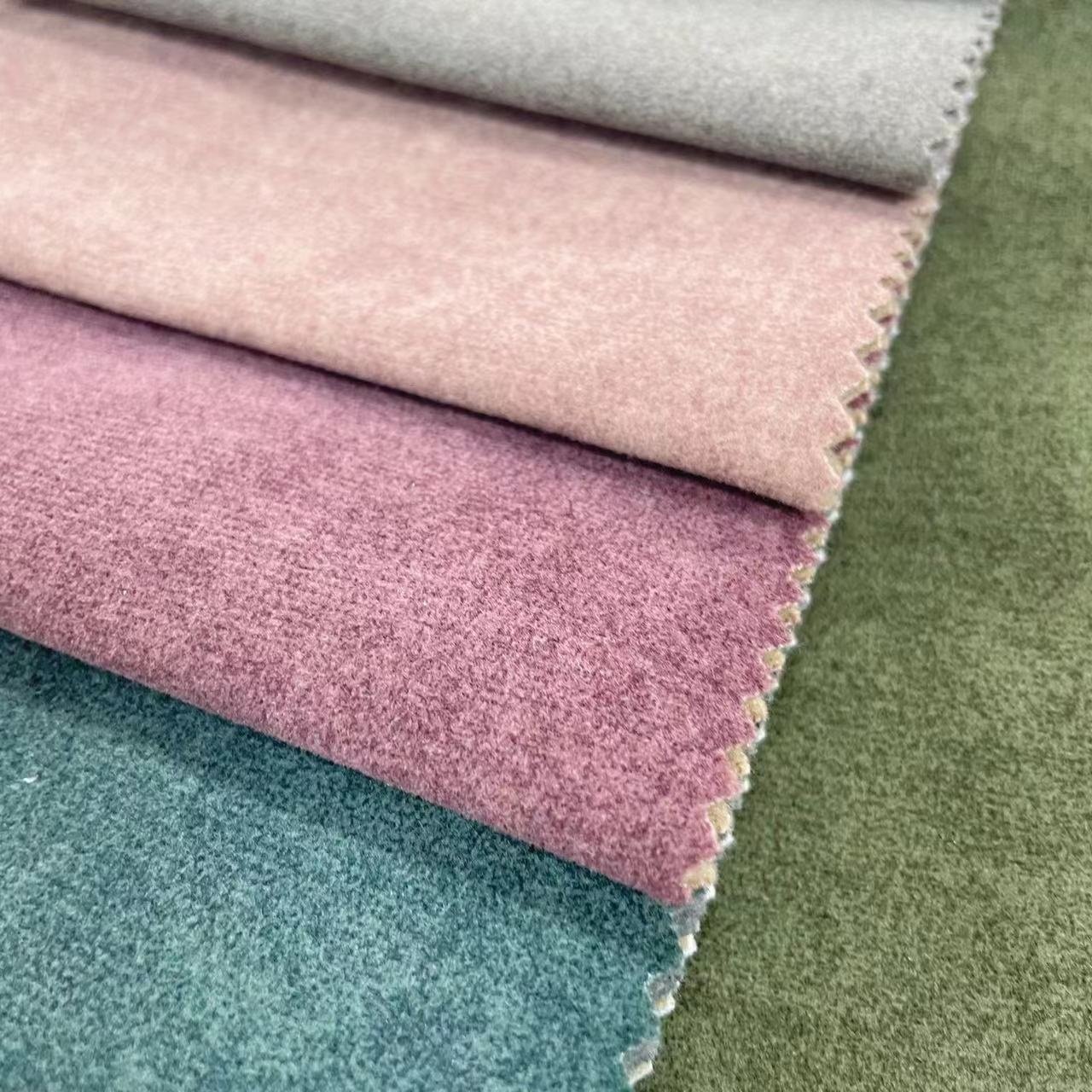 Printed Holland Velvet Upholstery Fabric Custom Colors Available Eco-Friendly Polyester Fabric