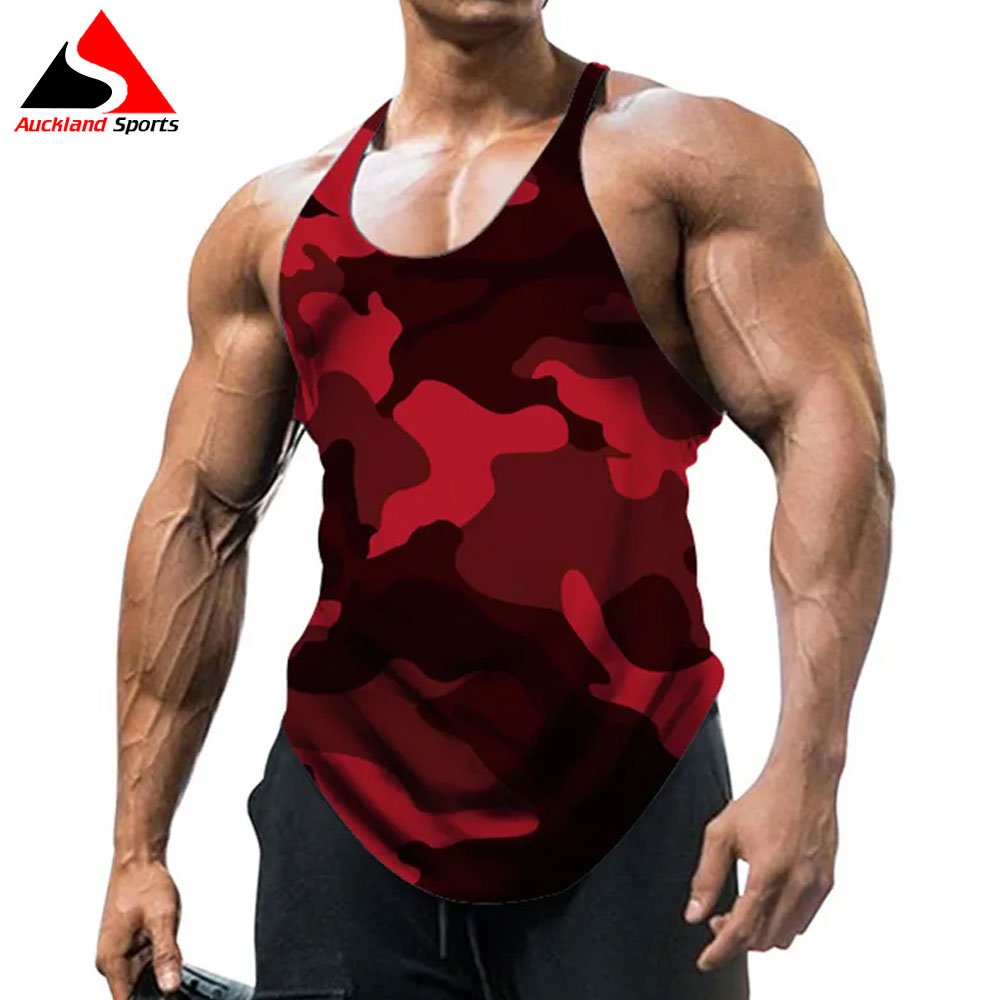 Camouflage Summer Fitness Tank Top Men Bodybuilding New Gyms Breathable Clothing Fitness Men Shirt Slim Fit Vests Singlets