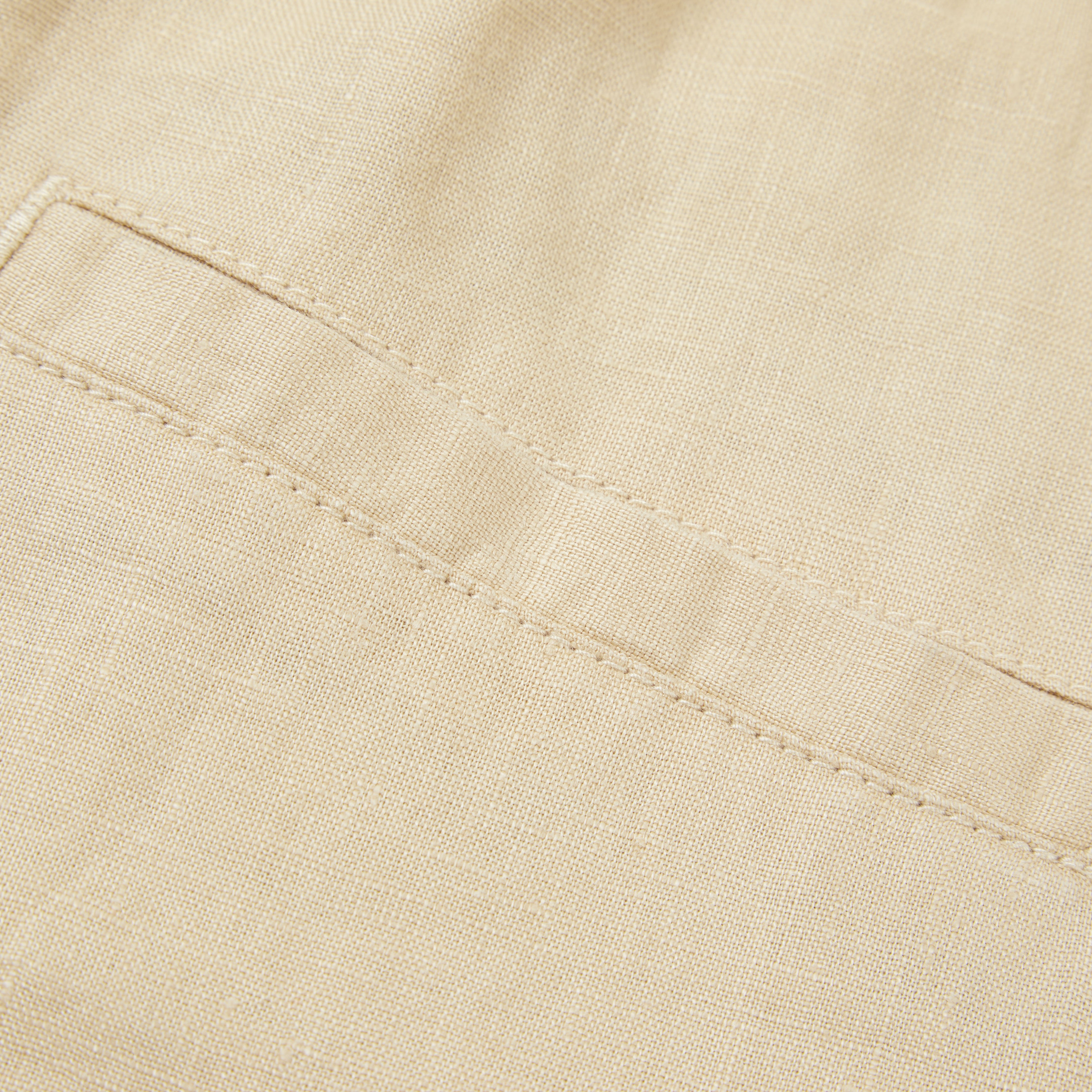 2022 OEM High Quality Solid Color 100% linen fashion casual breathable dailywear elastic waist string women's pants
