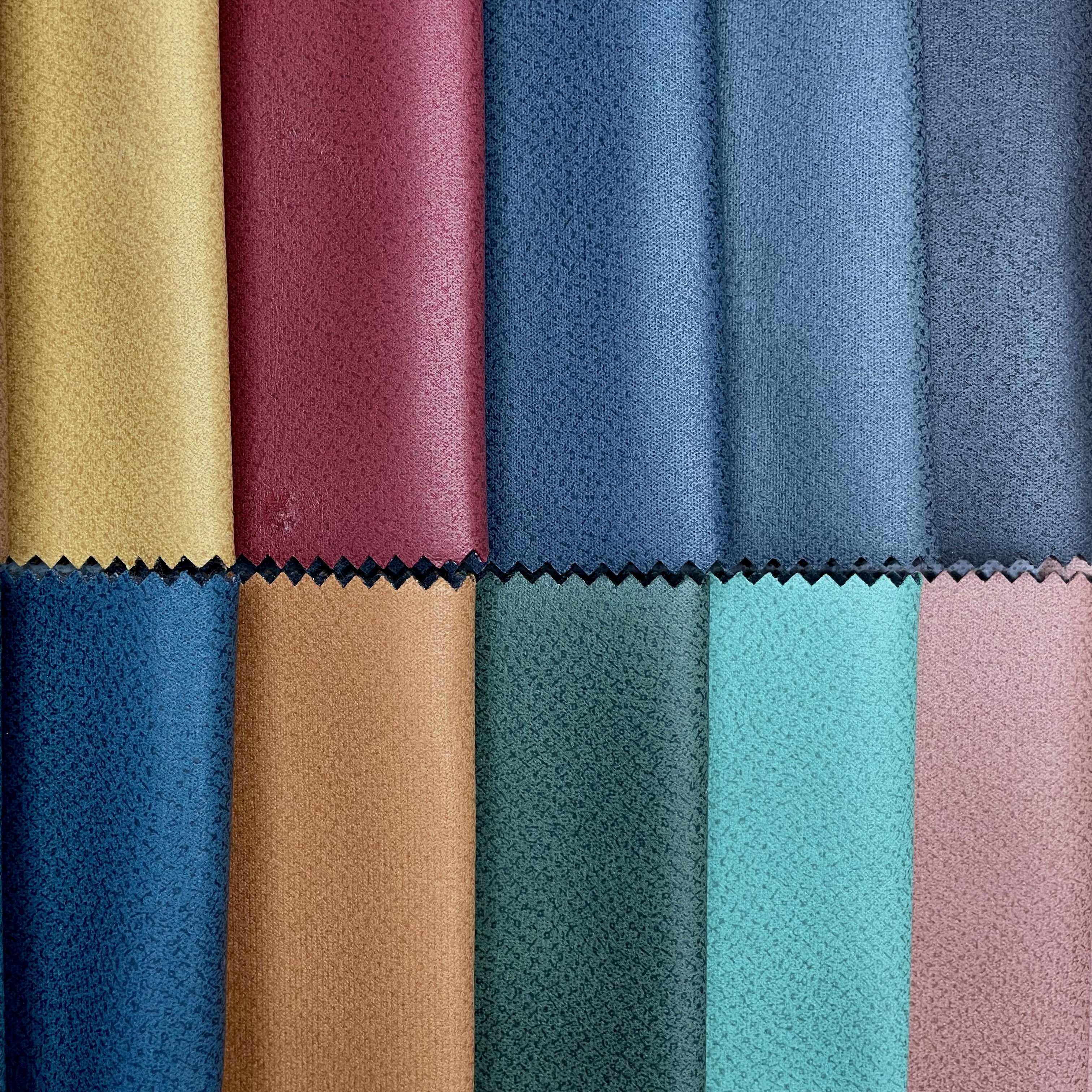 New Fabric Polyester Upholstery Home Textile Bronzing Suede Technology Fabric