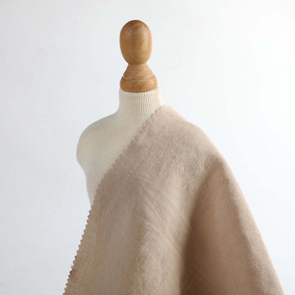 French Bulk Wide Width Organic Stone washed French 100% Pure Flax Linen hemp Fabric For Bed sheeting and clothing