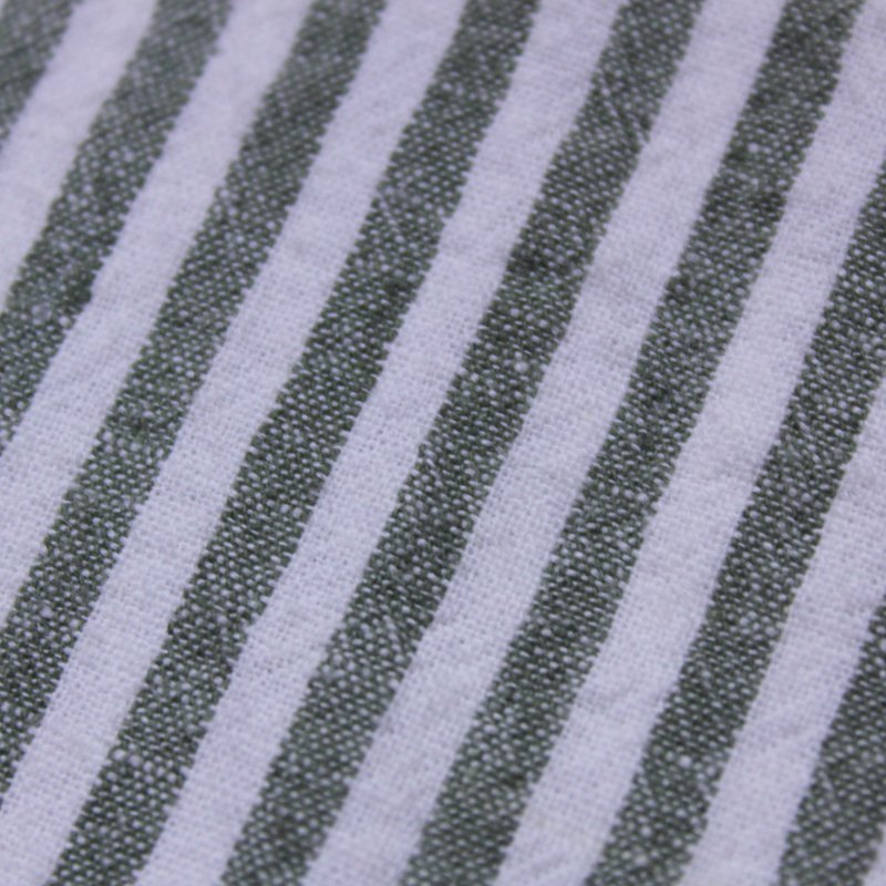 China manufactures cotton linen bedding garment fabric YARN DYED CREPE STRIPE