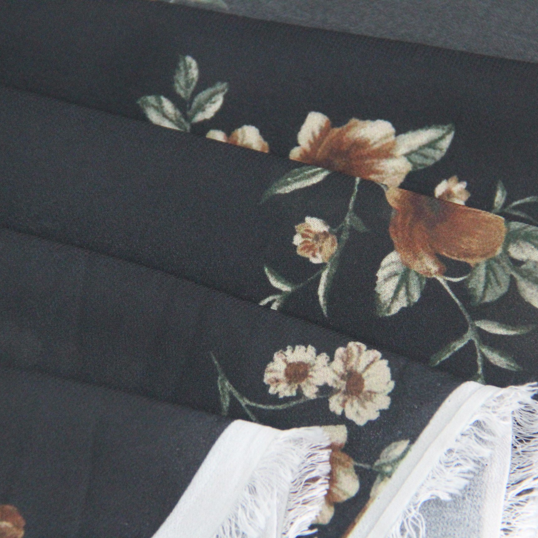 Wholesale Chiffon Fabric 100% Polyester Fabric Florals print Fabric Textile for clothing
