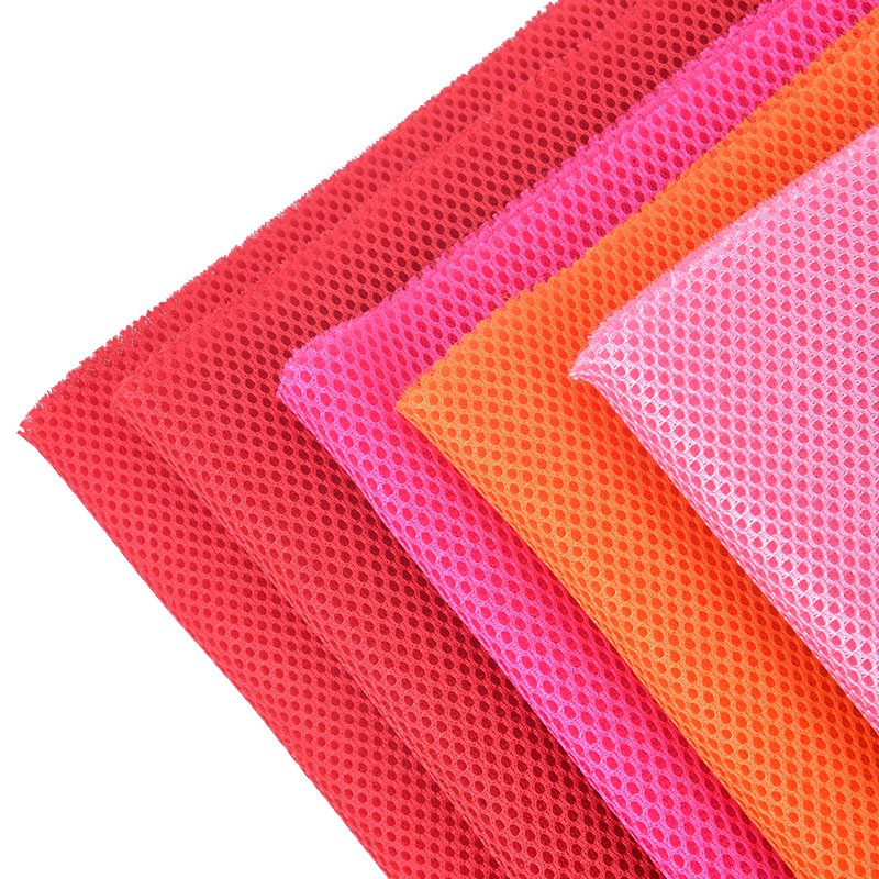 100% Polyester 3d Knitted Sandwich Air Mesh Fabric Soft Washable 3d Spacer Mesh Fabric