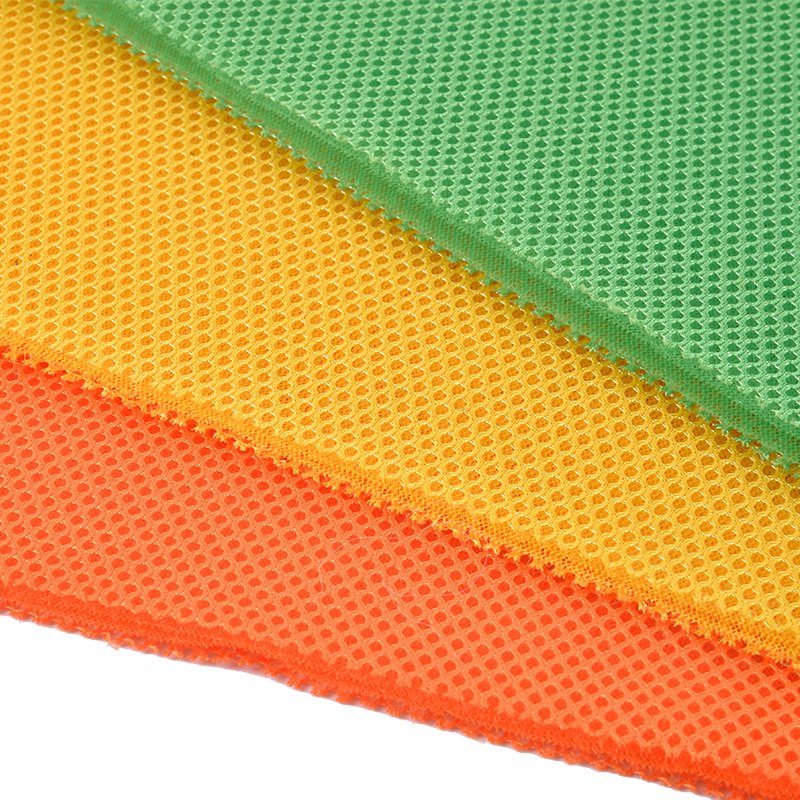 100% Polyester 3d Knitted Sandwich Air Mesh Fabric Soft Washable 3d Spacer Mesh Fabric