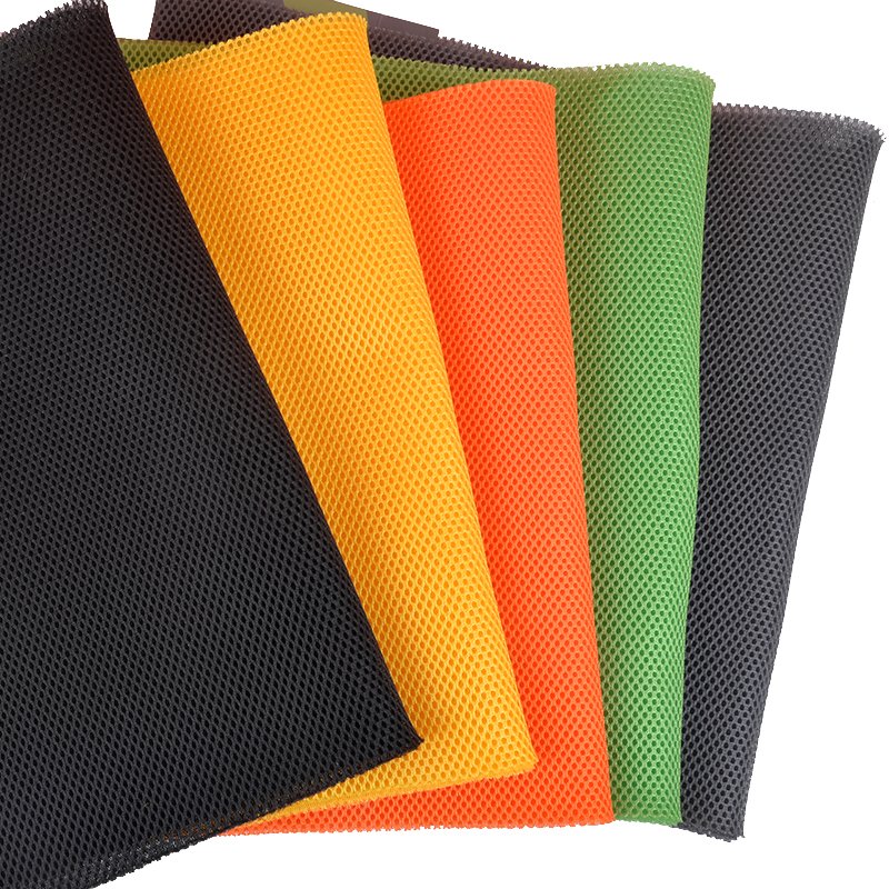 100% Polyester 3d Knitted Sandwich Air Mesh Fabric Soft Washable 3d Spacer Mesh Fabric