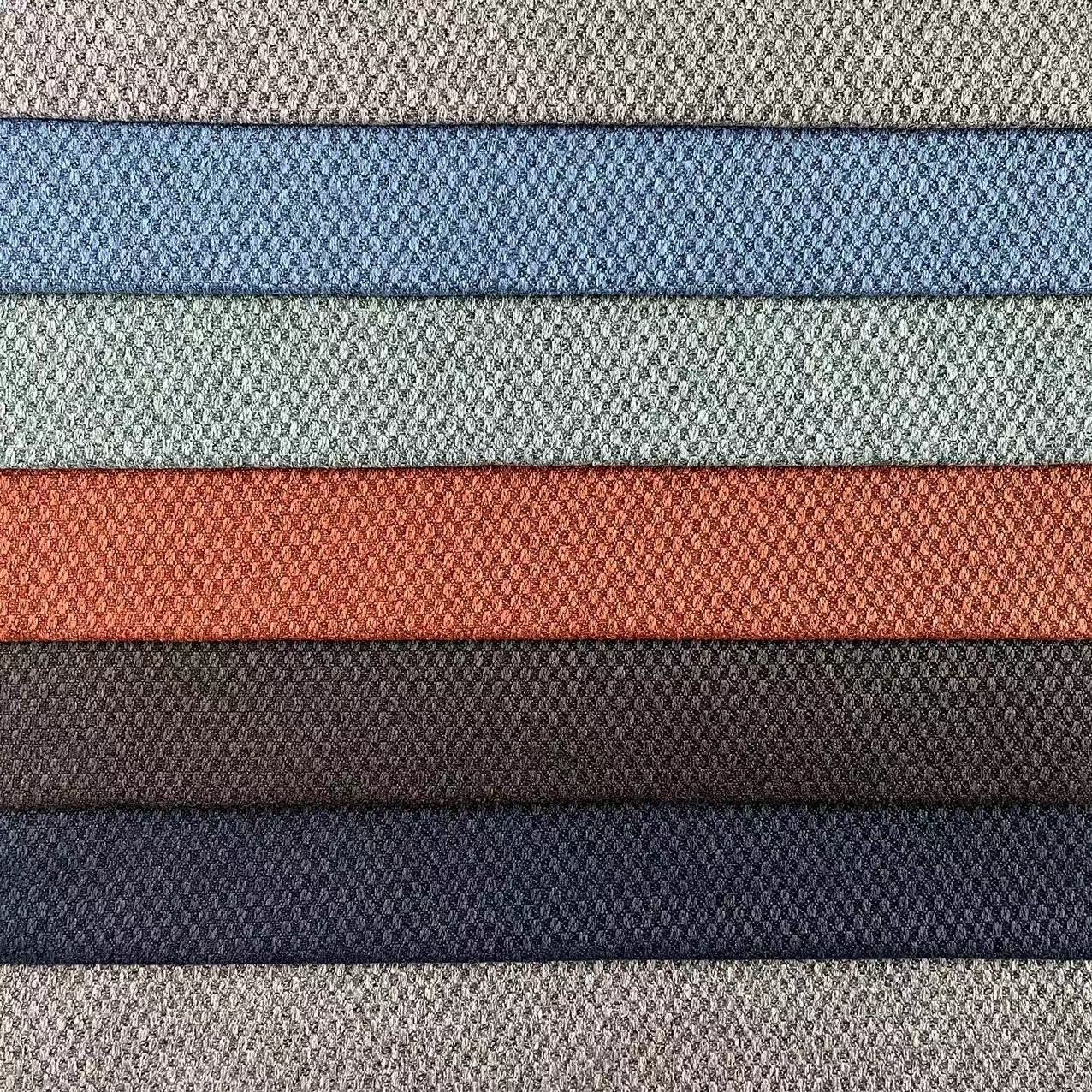 Manufacturer Organic Sustainable Yarn-dyed Woven polyester Fabric for sofa pillow