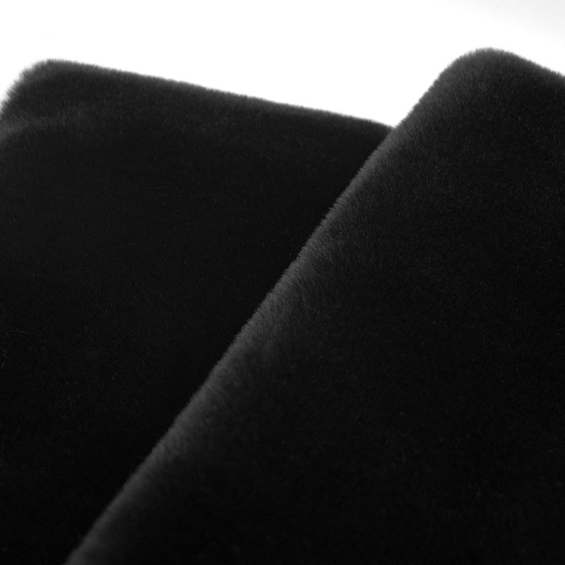 NEW super soft 10mm pile 100% Anti-Shed rabbit faux fur plush fabric For garment slippers shoes