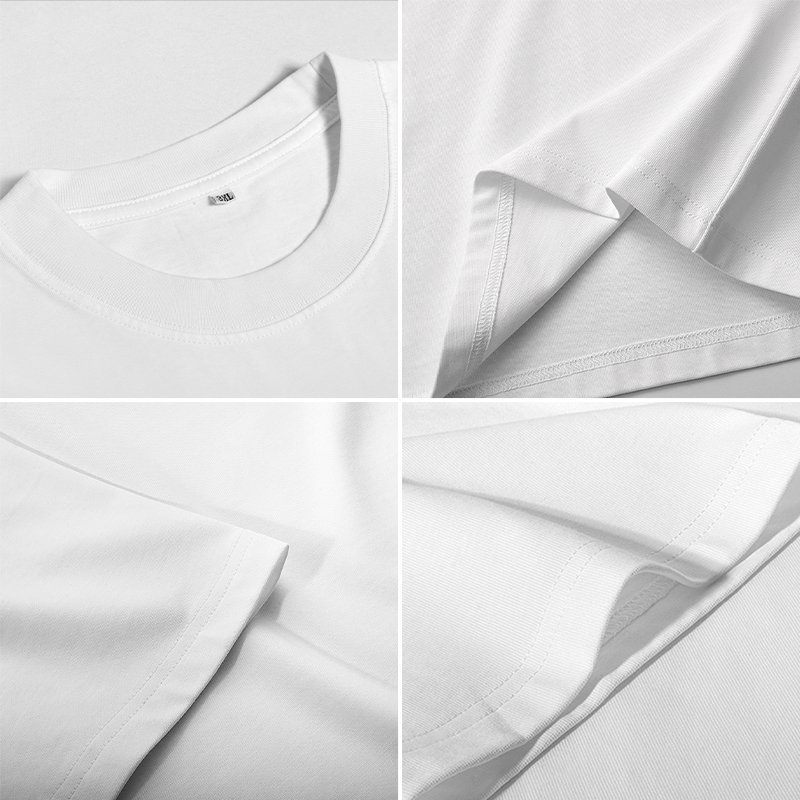 Hot Sale Oem Tshirt Men Custom Logo Printing Brand Color Bamboo Fiber Gym Bows Corduroy Fabric Blend Mercerized Cotton T-shirt