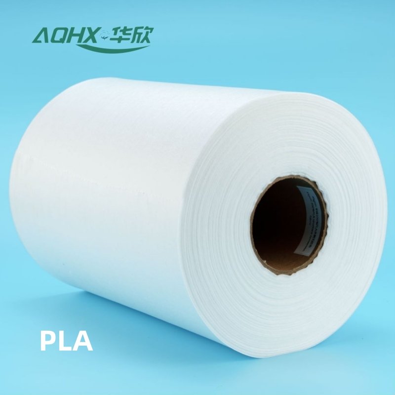 Polylactic acid spunlace non-woven fabric corn fiber PLA spunlace non-woven fabric biodegradable non-woven fabric