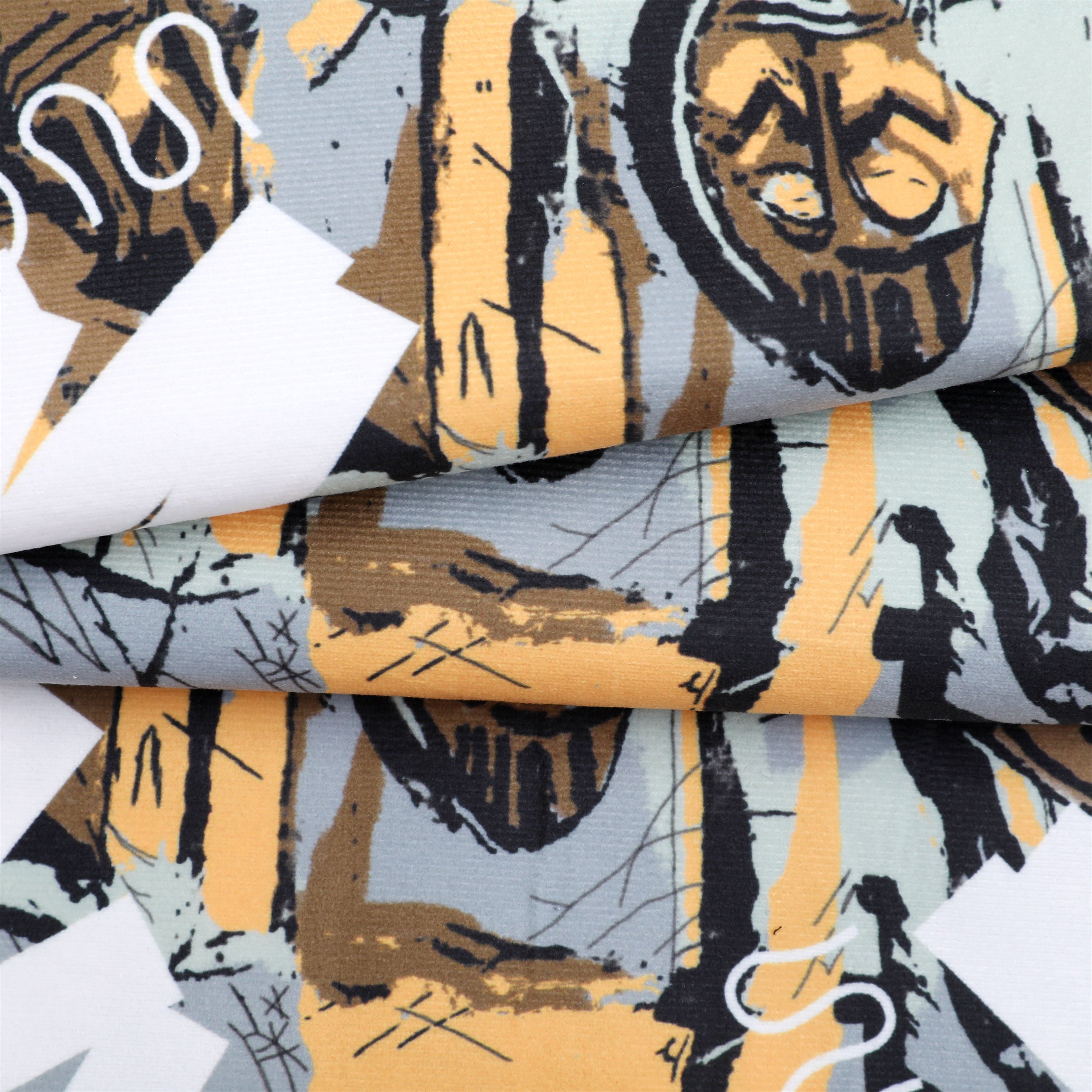 Hometextile upholstery Polyester velvet printed sofa cushion cover furniture fabric
