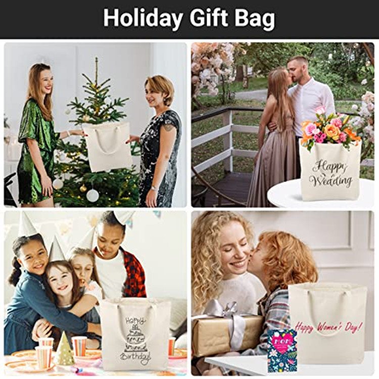 Bamboo fiber tote bag Spunlace nonwoven fabric Custom Large capacity for shopping malls Shopper Recycled Eco Tote Non Woven Bag