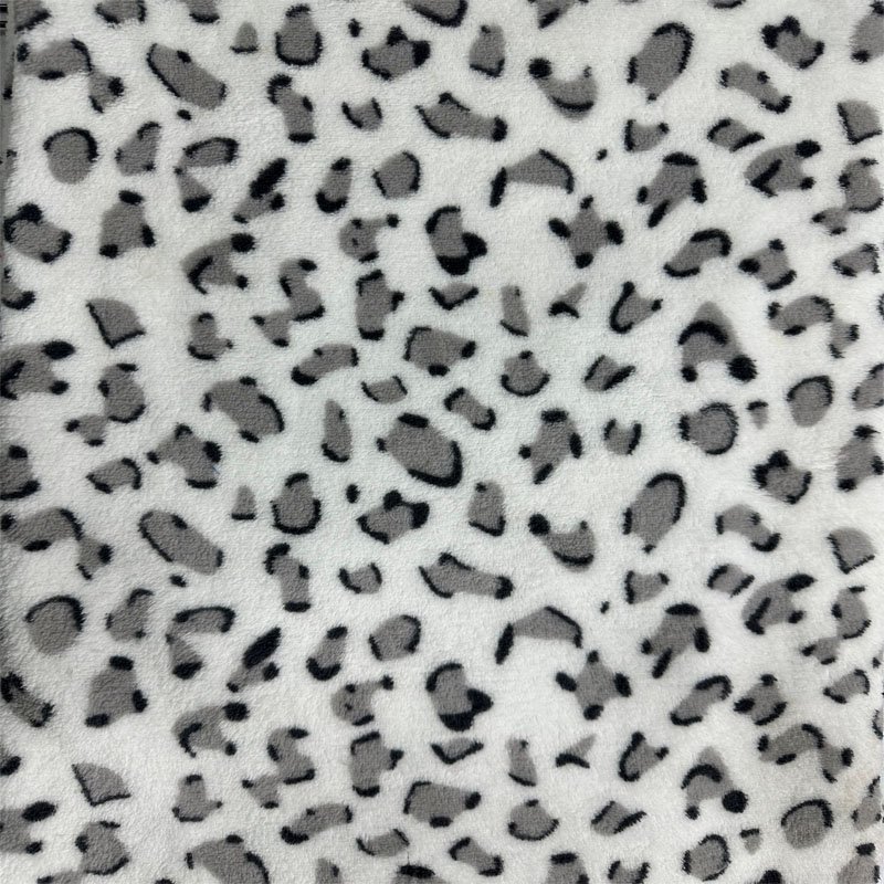 Wholesale Comfortable and Soft Printed Coral Velvet Fabric for Pet Pajamas Home Clothes Blanket