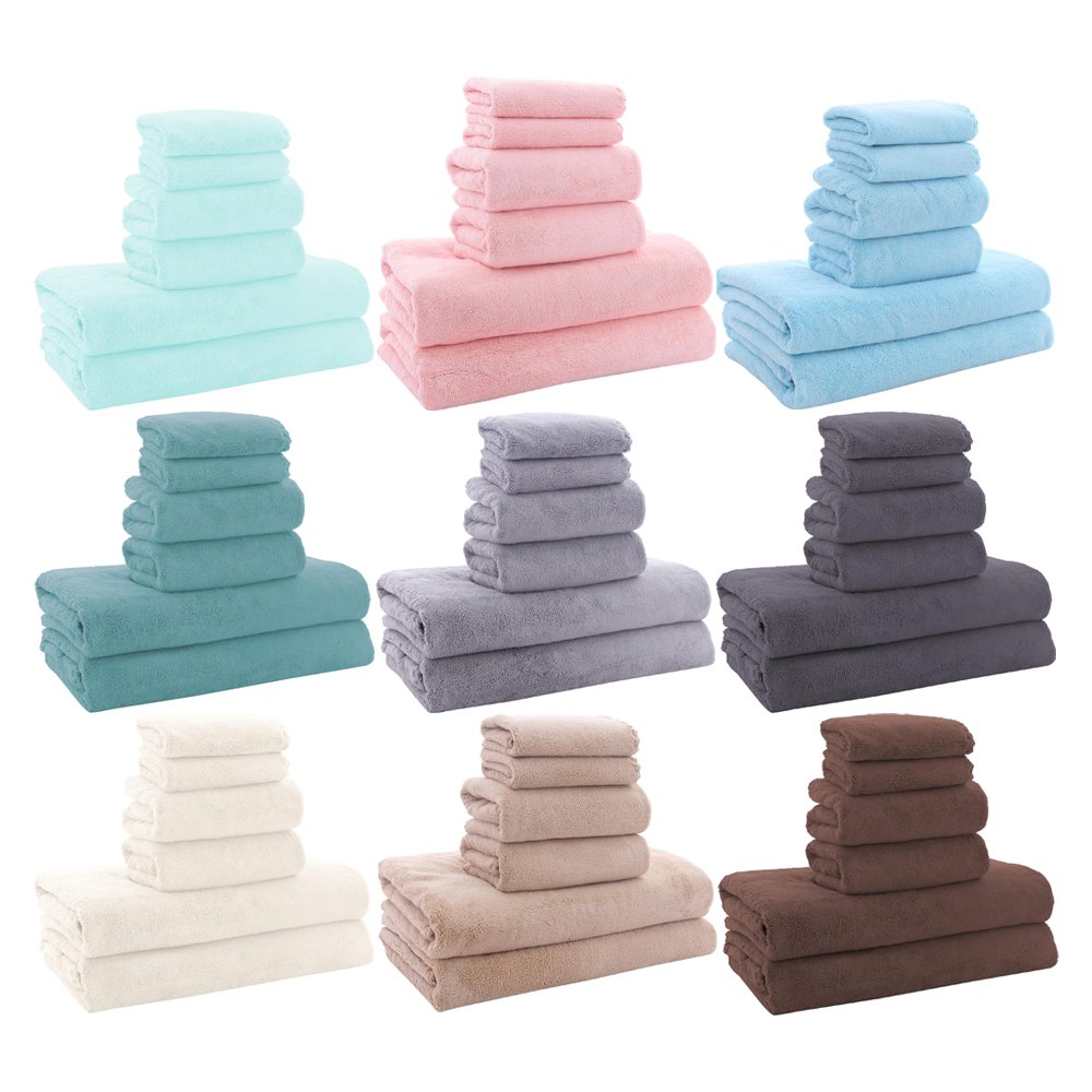 Factory Wholesale Customizable Organic Bamboo Cotton Towels Personalized Logo Bath Towel Sets