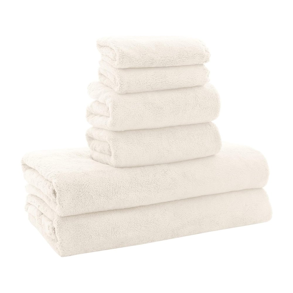 Factory Wholesale Customizable Organic Bamboo Cotton Towels Personalized Logo Bath Towel Sets