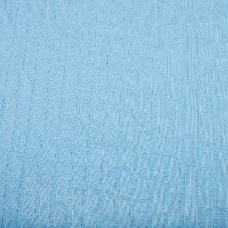 Factory Wholesale Breathable 165gsm 145cm Jacquard Polyester Knitted Jacquard Fabrics
