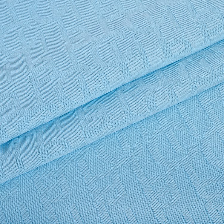 Factory Wholesale Breathable 165gsm 145cm Jacquard Polyester Knitted Jacquard Fabrics
